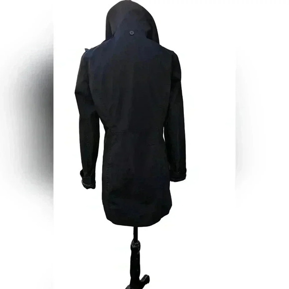 Michael Kors Women's Black w/ Gold Logo Full Zip-up Lightweight Jacket Size XS - Picture 4 of 7